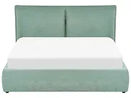 Ottoman Bed BAJONNA Velvet Mint Green 160 x 200 cm (EU King Size)_842841