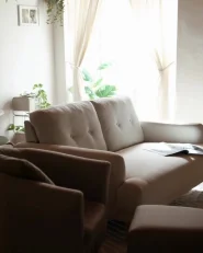 Sofa 3 Seater TUVE Fabric Off-White_969962