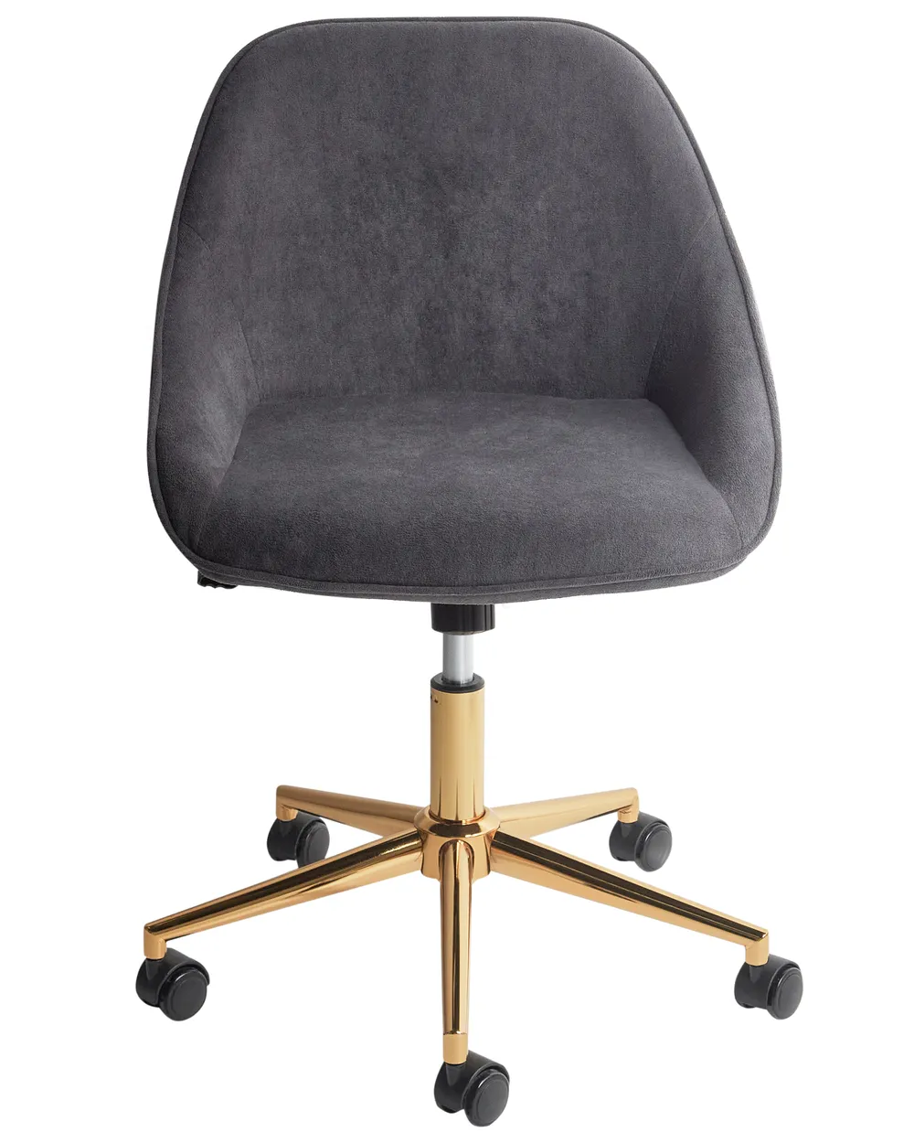Sedia da scrivania BARDSDALE Velluto Grigio scuro_949077
