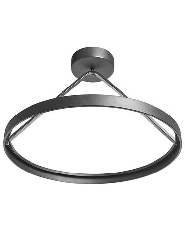 Hängelampe LED schwarz Ringform ø 50 cm AGNO