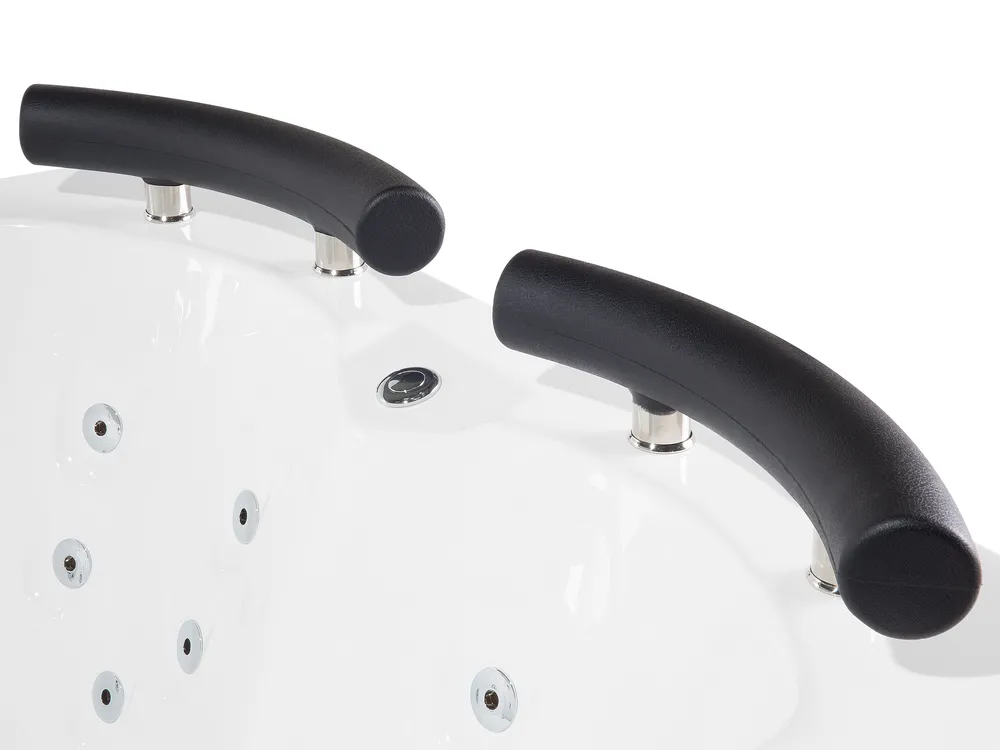 Corner Hot Tub with LED PARADISO 1580 x 1130 mm White Left Hand_680887