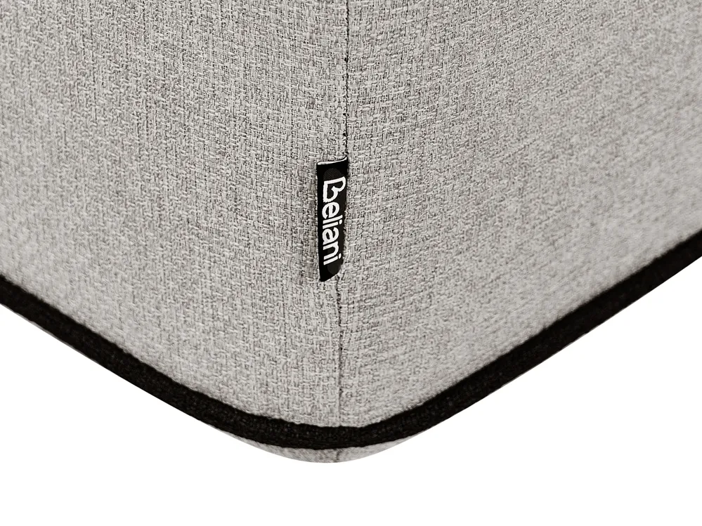 Chaise Longue SEILLANS Fabric Light Grey_1004528