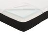 Matelas double en mousse de latex moyenne avec housse amovible 160 x 200 cm COZY_914167