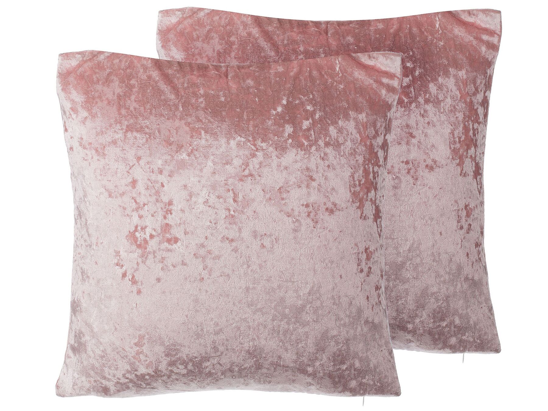Set di 2 cuscini decorativi in velluto rosa HOSTA_770390