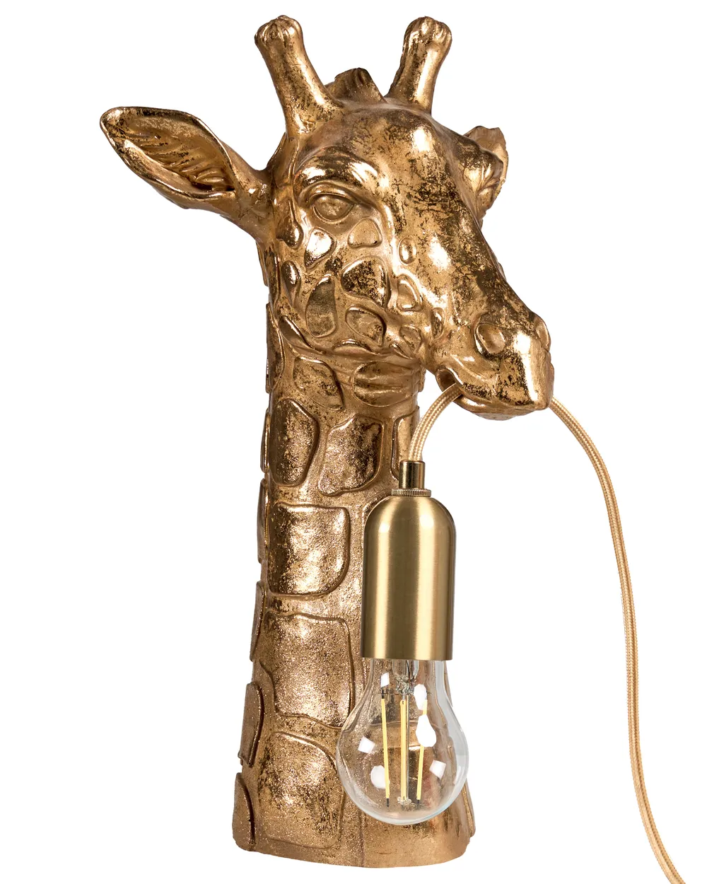 Lampa stołowa Żyrafa MALAIKA Złoty