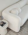 4 Seater Boucle Living Room Set White LEIREN_933296