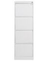 4 Drawer Metal Storage Cabinet White BARITE_929461