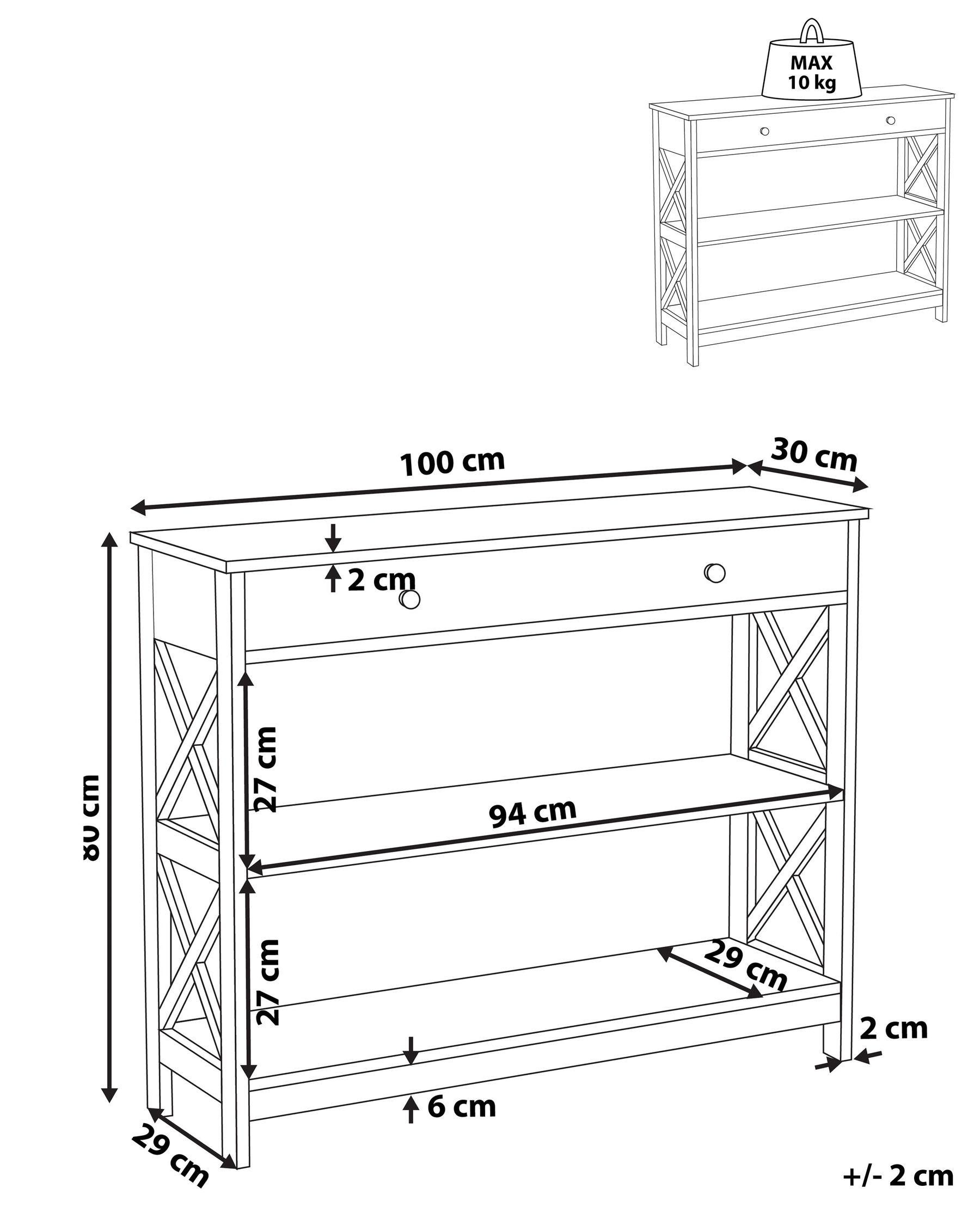 Console Table MONTGOMERY White_814927