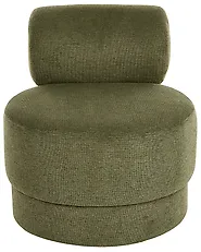 Swivel Armchair KARVIA  Fabric Green_1169184