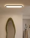 Lampa sufitowa LED CLARELLA Z pilotem Ze ściemniaczem Czarny