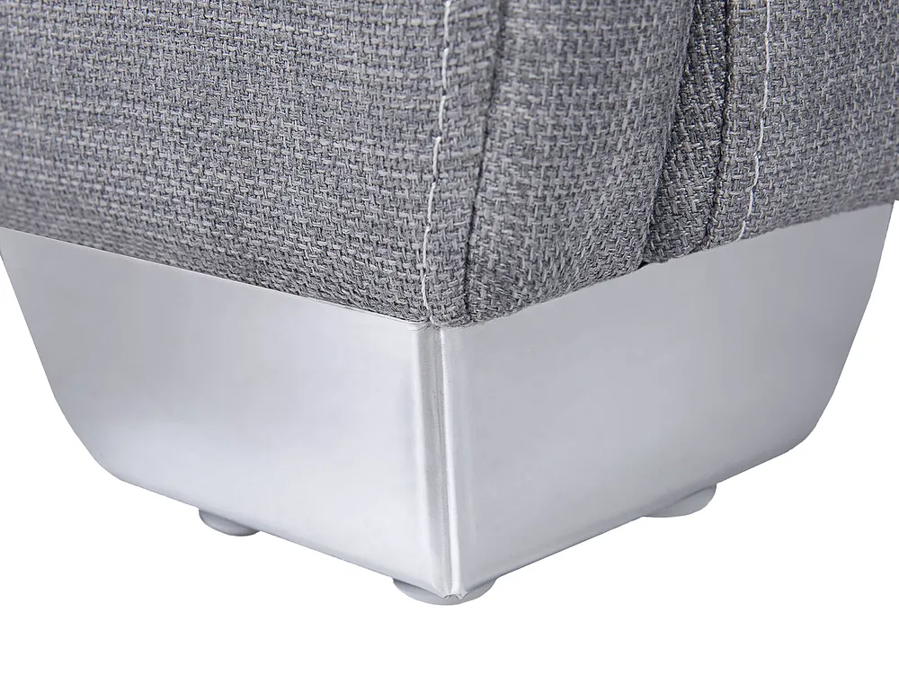 Wasserbett Stoff PARIS 140 x 200 cm Grau_757300