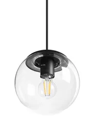 Lampada a sospensione da esterno BLEES Metallo Nero_1108516