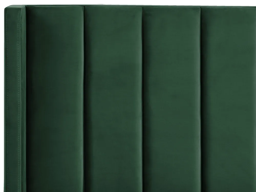 Bed Velvet VILLETTE 160 x 200 cm (EU King Size) Dark Green_745606