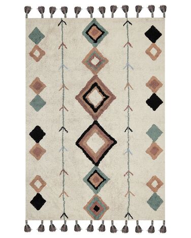 Bavlněný koberec 140 x 200 cm barevný ESKISEHIR