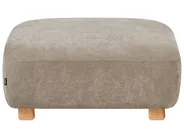 Modular Sofa 3 Seater AMLI with Ottoman Fabric Beige_1070349
