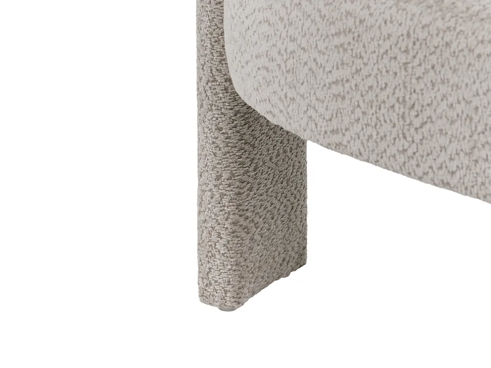 Sofa 2 Seater BUREA Chenille Light Beige_1072720