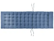 Poduszka na leżak ogrodowy CESANA PREMIUM 192 x 56 cm Niebieski_1070492