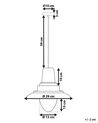 Lampe suspension en nickel PINEGA_779645