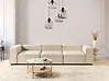 Modular Sofa 3 Seater ARDAL Fabric Beige