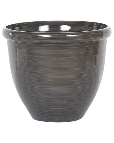 Vaso in pietra marrone scuro ⌀ 40 cm TESALIA