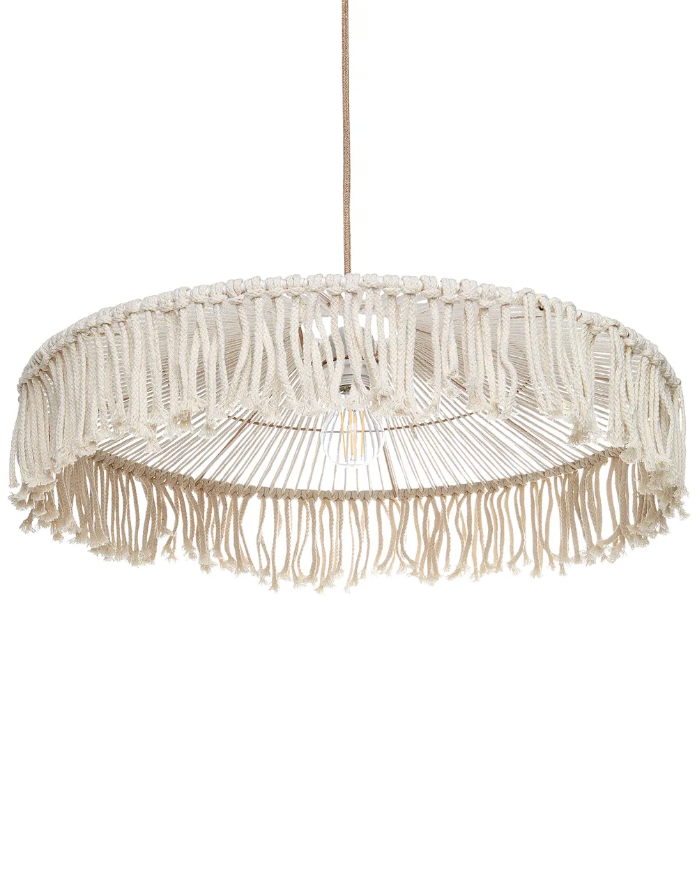 Pendant Lamp AKOBO Paper Rope Beige_898409