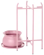 Kwietnik MOKUREN 25 cm Metal Różowy_1033048