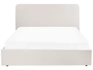 Ottoman Bed BRENON Fabric Light Beige 160 x 200 cm (EU King Size)_1055985