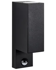 Zestaw 2 kinkietów zewnętrznych LYNE Z czujnikiem ruchu Czarny_1102647