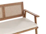 Set da giardino con tavolo 4 posti ARENELLA Legno di acacia certificato Beige chiaro_928383