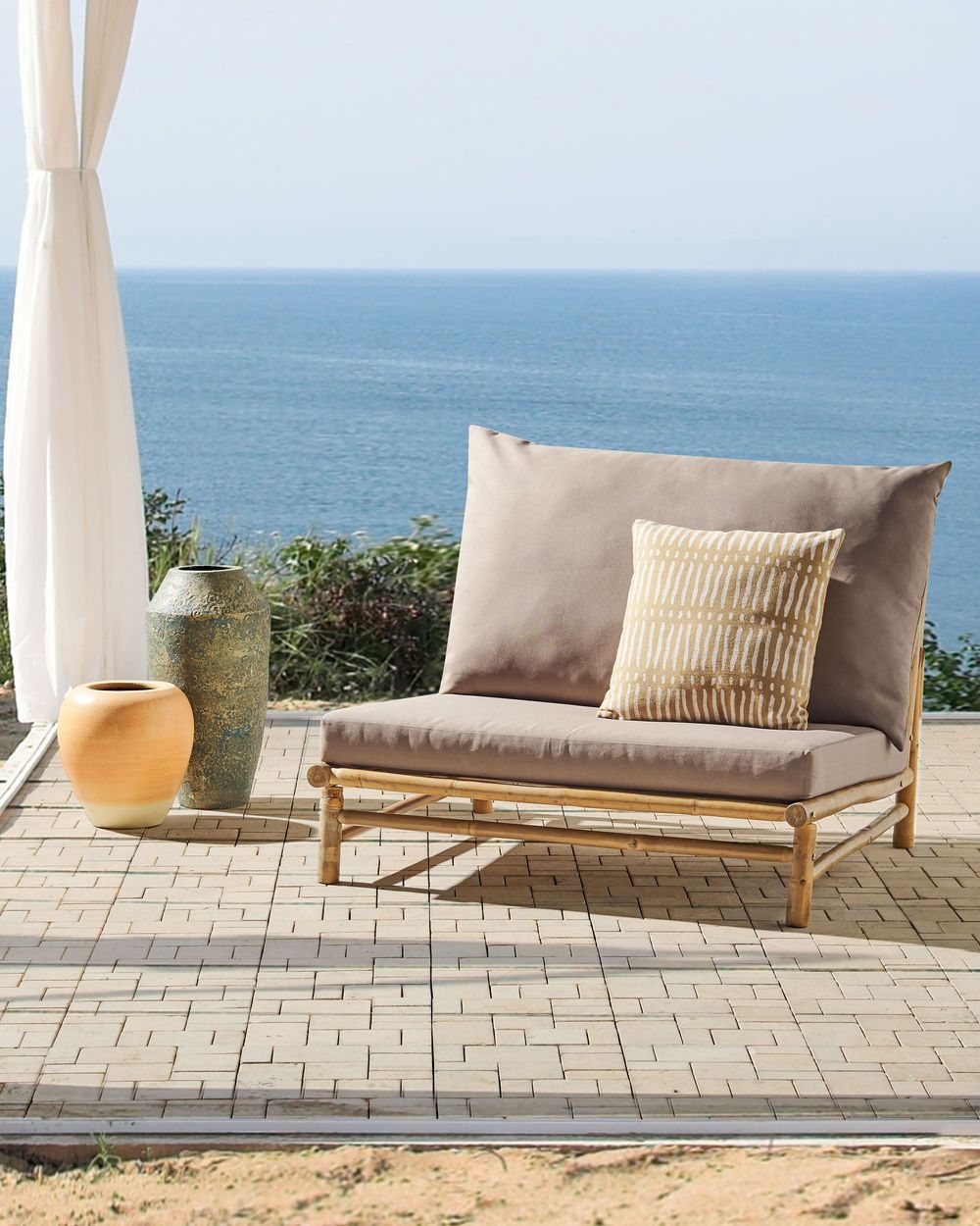 Garden Chair TODI Bamboo Taupe