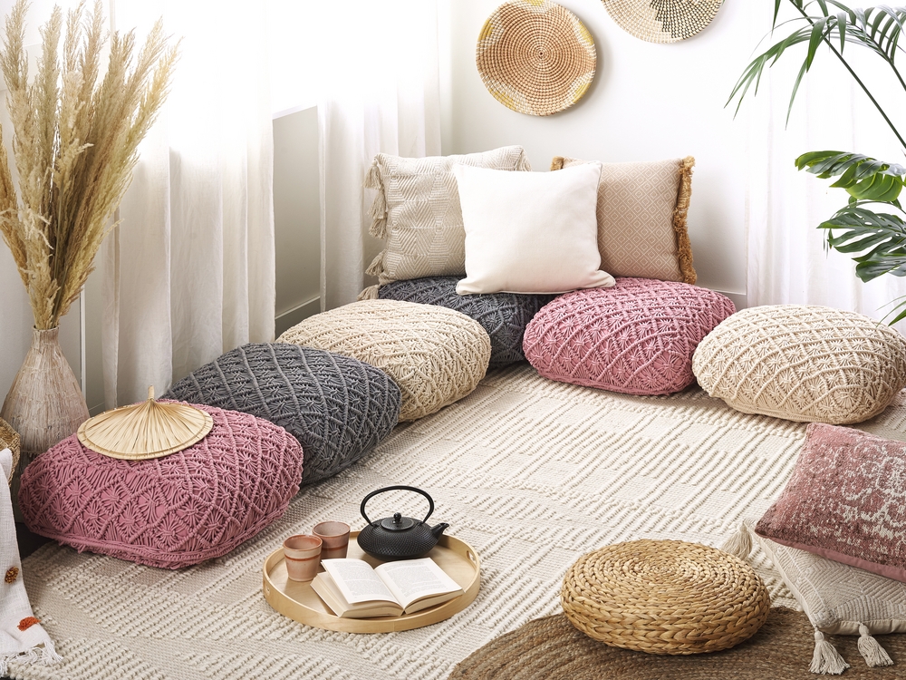 Bedroom floor pillows clearance