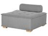 Ecksofa Stoff grau 4-Sitzer modular TIBRO_825615