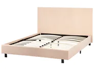 Bed Boucle ALBI 120 x 200 cm (EU Small Double) Beige_1060906