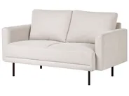 Living Room Set 3 Seater BREDA Fabric Light Beige_1078172