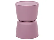 Set of 2 Side Tables with Storage ATACAMA 32/40 cm 32/40 cm Purple Green_1172134