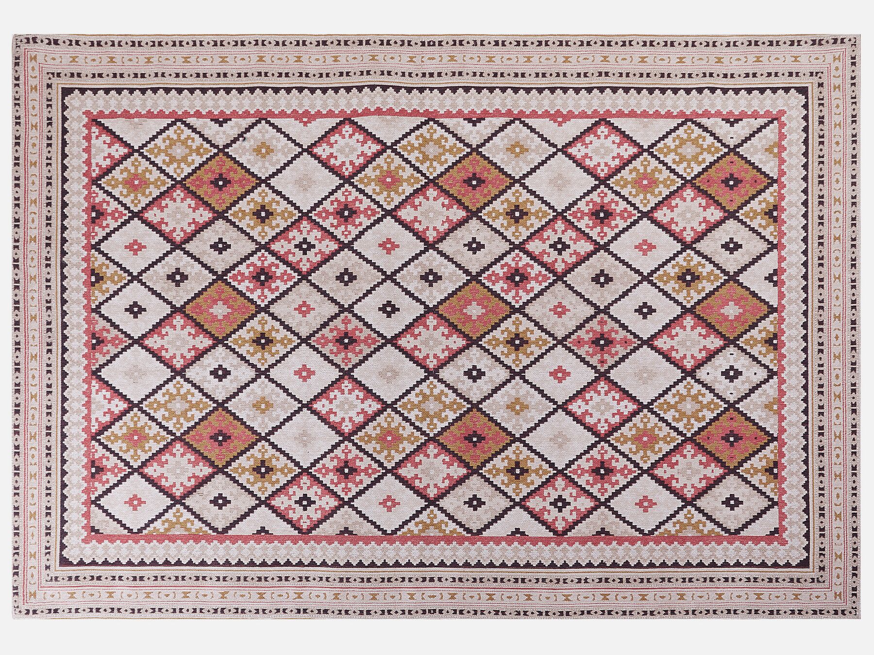 Bavlnený koberec 160 x 230 cm viacfarebný ANADAG_853669