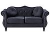 Sofa 2 Seater SKIEN Velvet Black