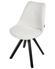 Set of 2 Dining Chairs HEDLEY Fabric Light Beige_999070