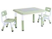 Mesa infantil com cadeiras BONDO Verde_1124385