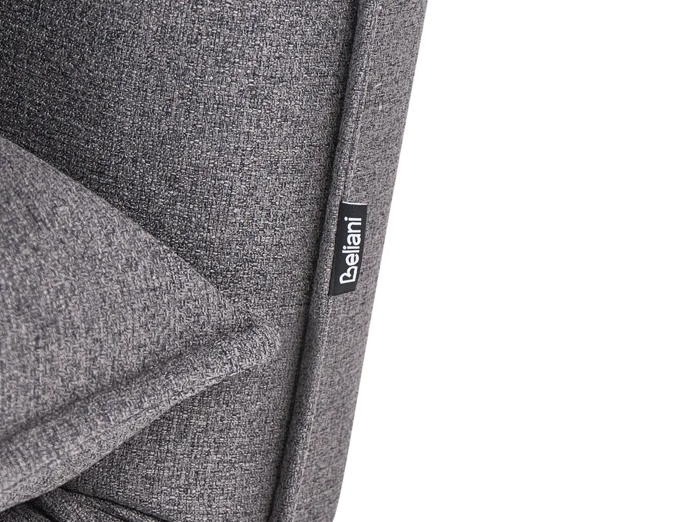 Sofa Bed 2 Seater ROROS Faux Linen Dark Grey_1038944