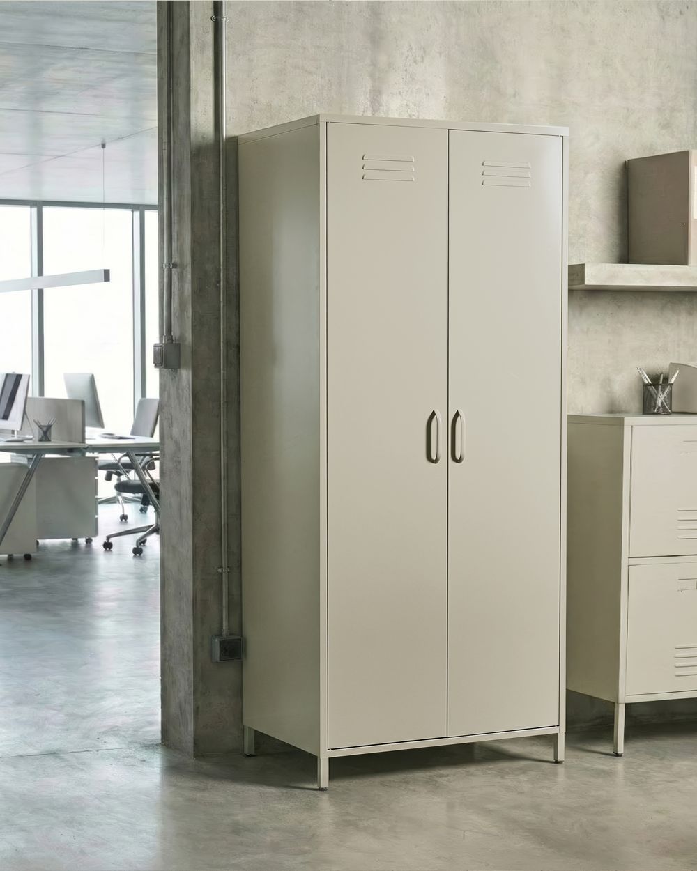 Armadietto da ufficio VARNA Metallo Beige chiaro