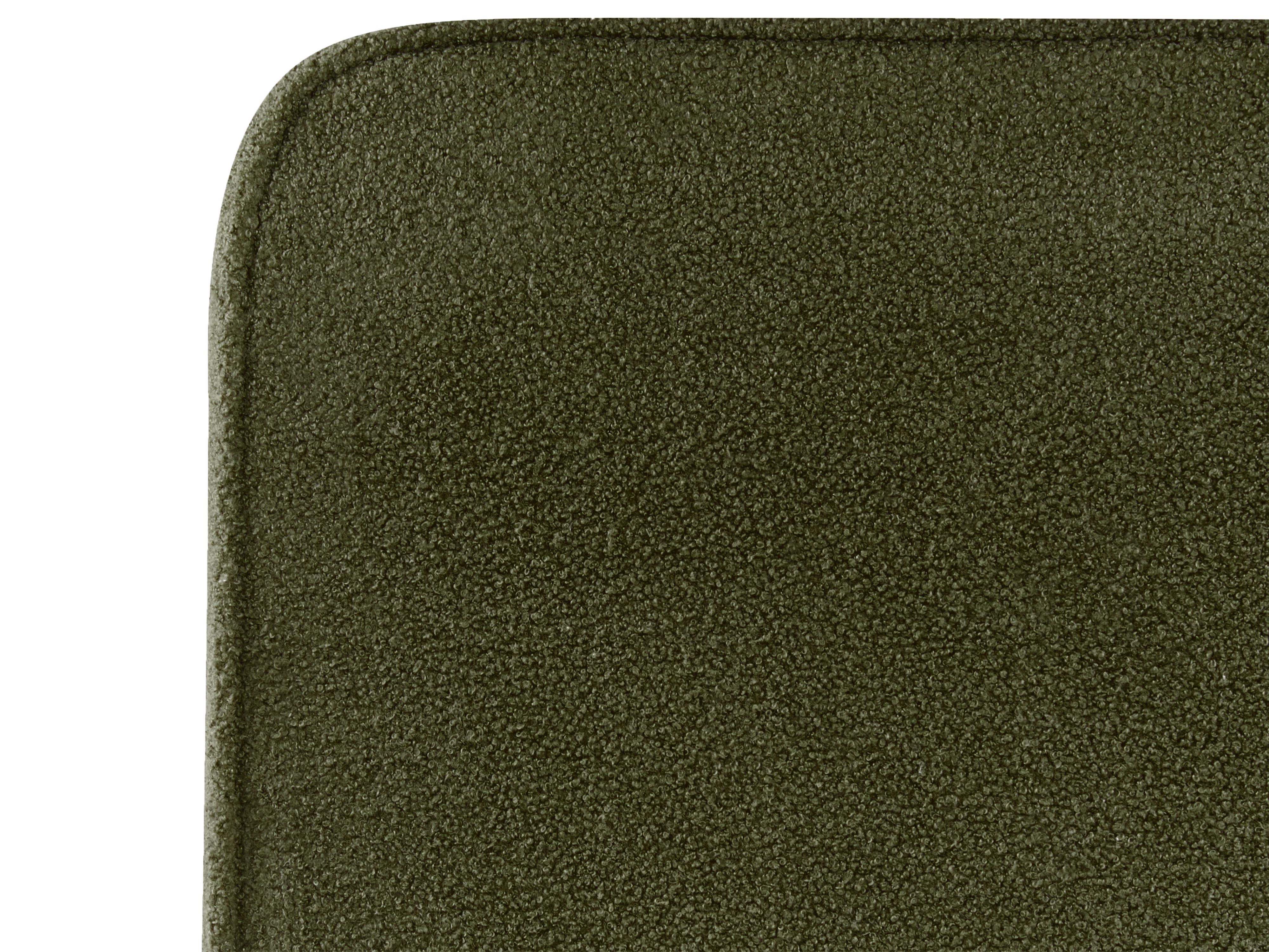 Bed Boucle VALOGNES 160 x 200 cm (EU King Size) Dark Green_930552