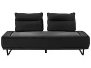 Sofa 3 Seater FAXEN Fabric Black_1025153