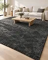 Shaggy Rug EVREN Dark Grey 200 x 300 cm