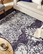 Tappeto AKARSU Viola 140 x 200 cm Viscosa_1178633