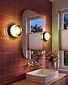 Set of 2 Outdoor Wall Lights VEIGA Green