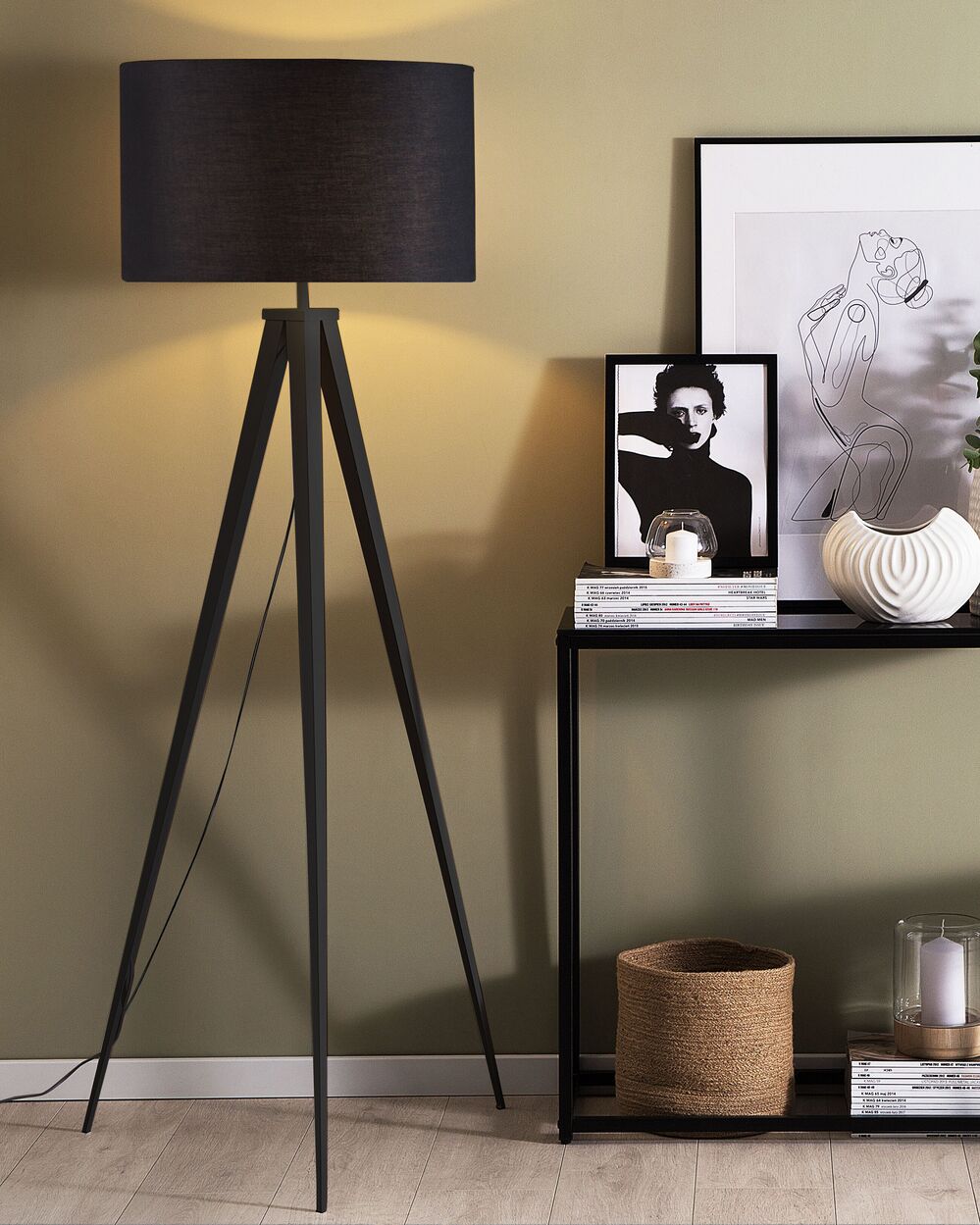 Floor Lamp STILETTO Metal Black