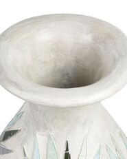 Vase Céramique Blanc Cassé Moderne - Décoration Intérieur Design - Inspiration Nature