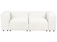 Modular Sofa 2 Seater FALSTERBO Boucle White_915634