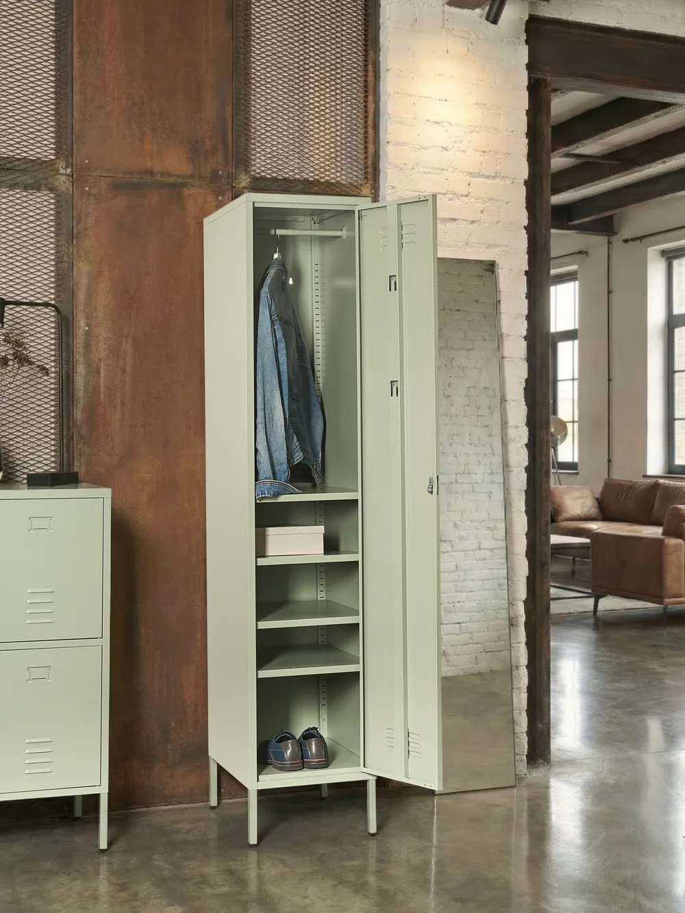 Storage Unit FROME Metal Mint Green_1043122